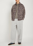Picante Everyday Wide-leg Cotton Sweatpants Grey