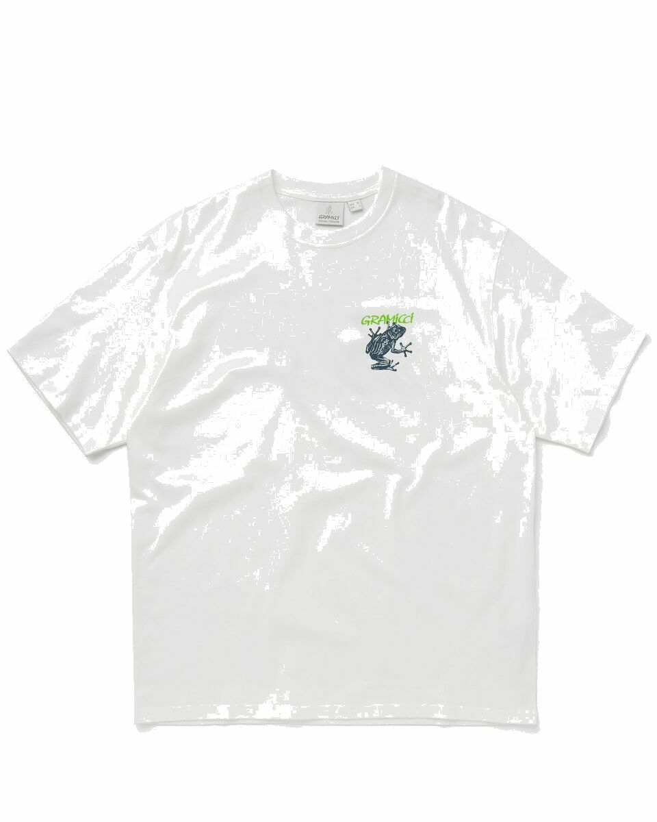 Photo: Gramicci Sticky Frog Tee White - Mens - Shortsleeves