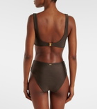 Simkhai Veyra appliqué bikini top