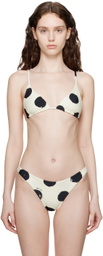 Simon Miller Black & White Bwai Bikini Top