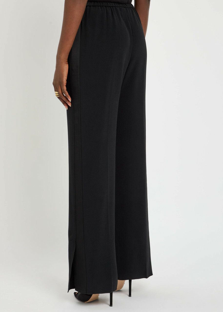 Forte_forte Crepe Trousers Black