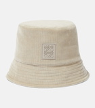 Loewe Anagram corduroy bucket hat
