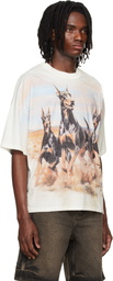 Represent Off-White Western Dobermans T-shirt