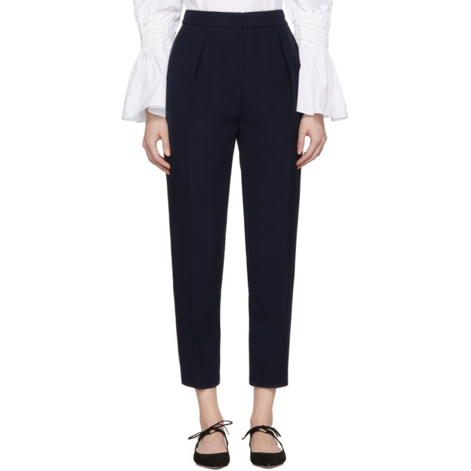 Photo: Roksanda Navy Surikov Trousers