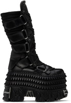VETEMENTS Black New Rock Edition Tower Boots