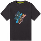 Paul Smith Men's Broad Stripe Zebra T-Shirt in Black