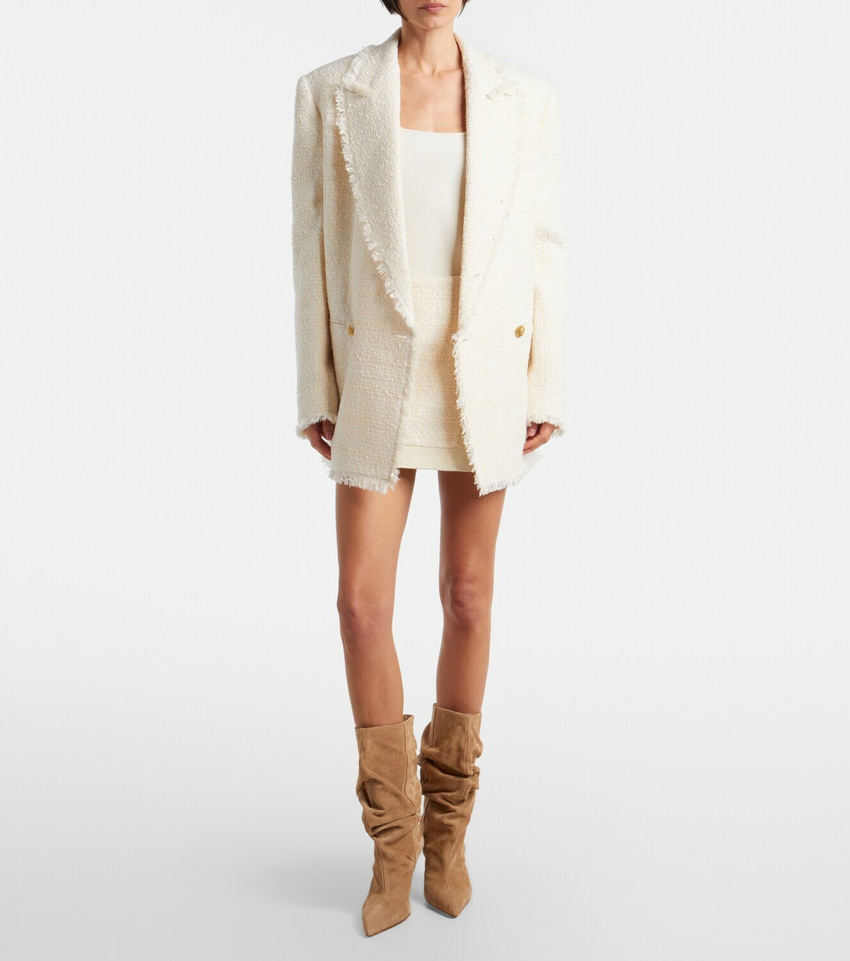 Balmain Tweed miniskirt