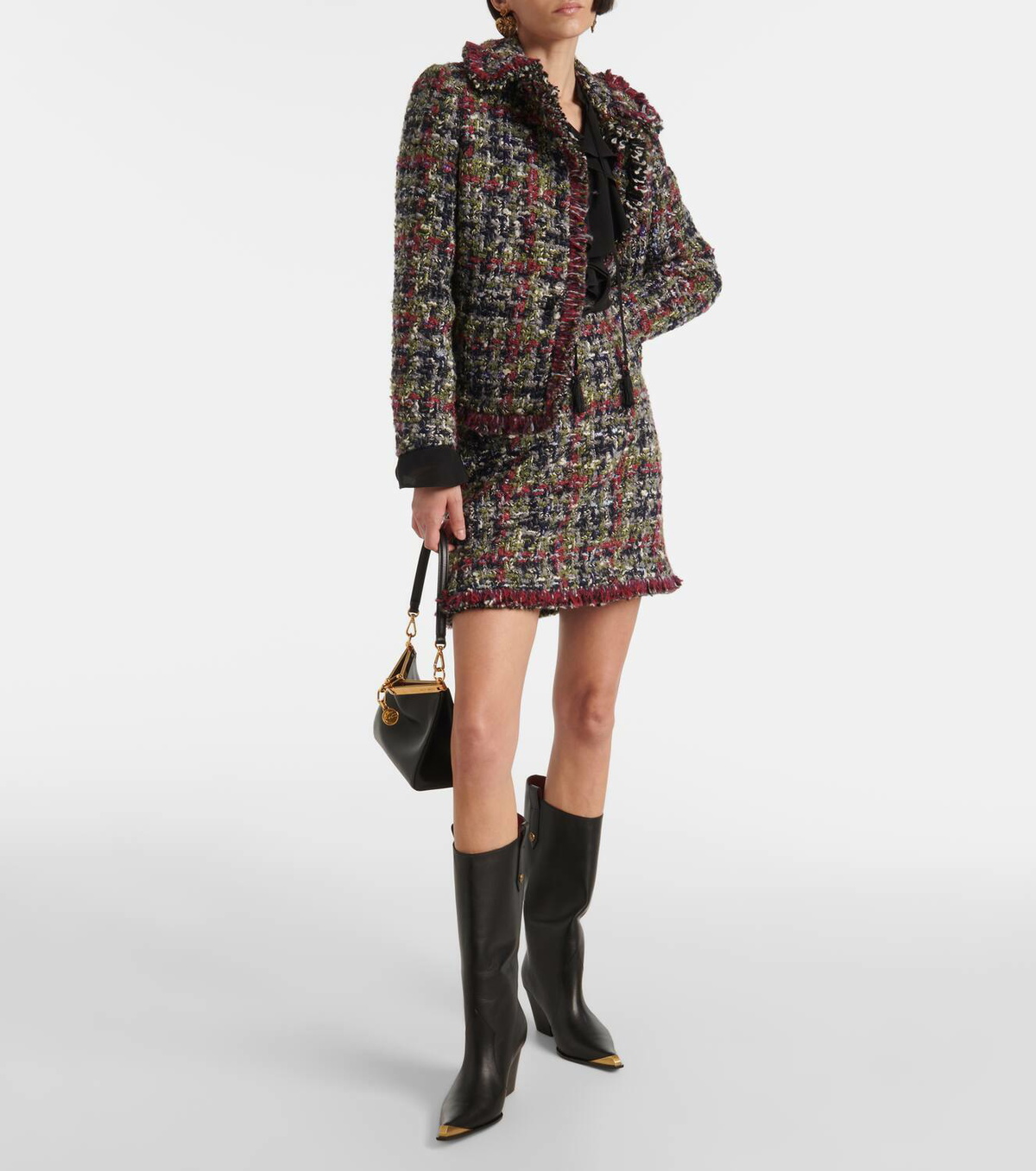 Etro Leather cowboy boots