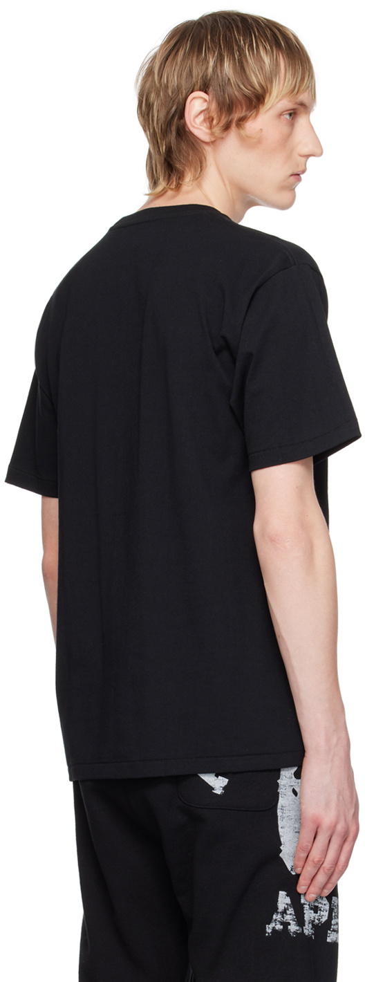 BAPE Black ABC Camo College T-Shirt A Bathing Ape