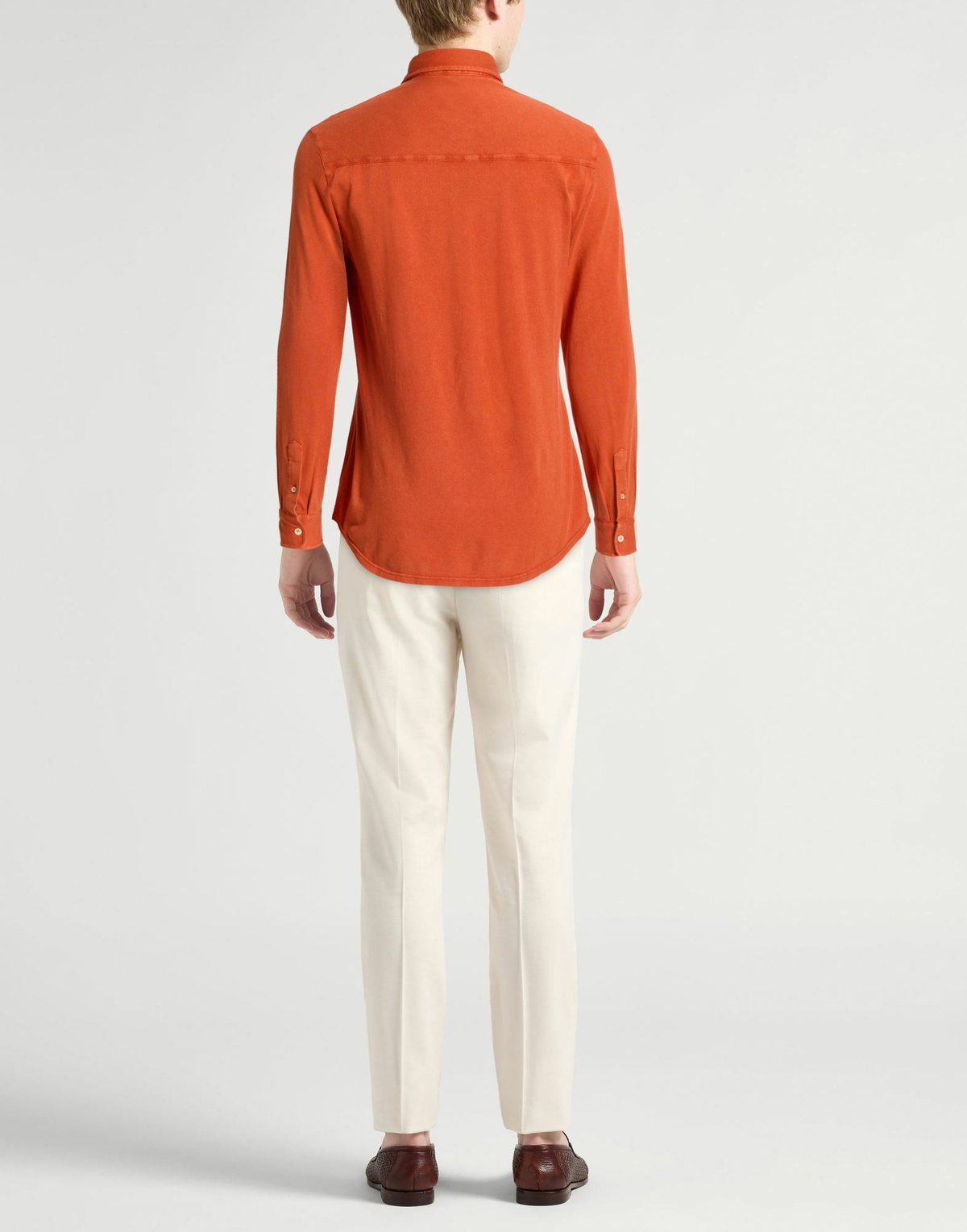 Fedeli Mens Shirt Rust