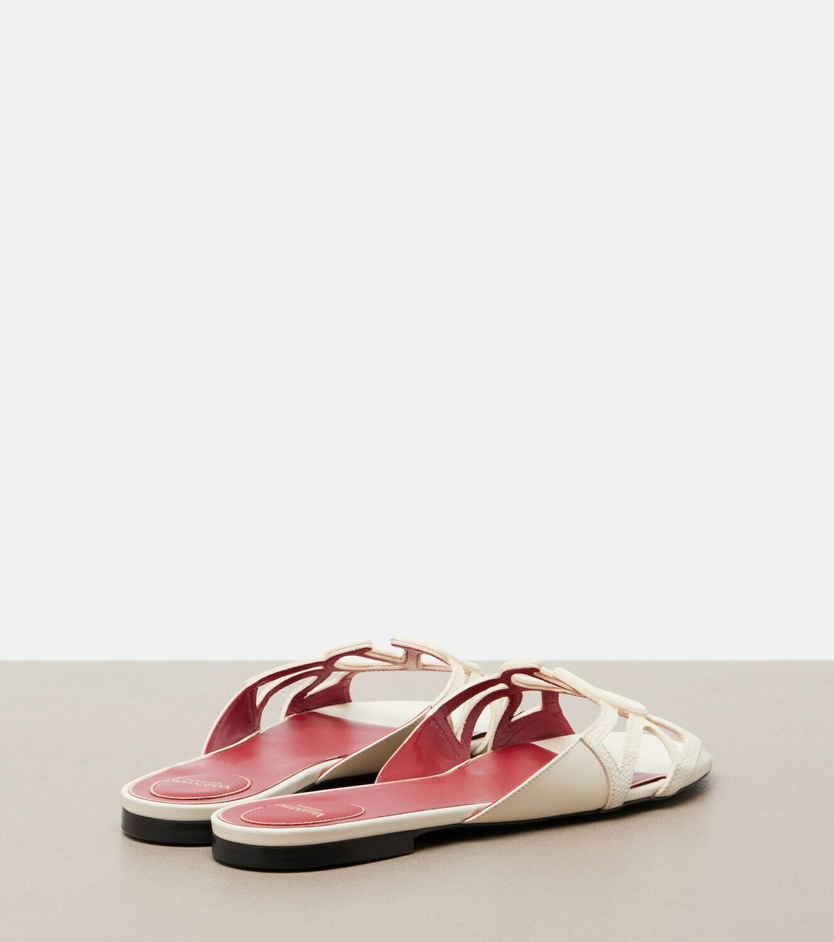Valentino Garavani Wonderweb VLogo leather slides