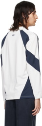 Kijun Navy & White Sunshine Football Long Sleeve T-Shirt