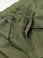 OrSlow - New Yorker Straight-Leg Cotton-Ripstop Drawstring Trousers - Green
