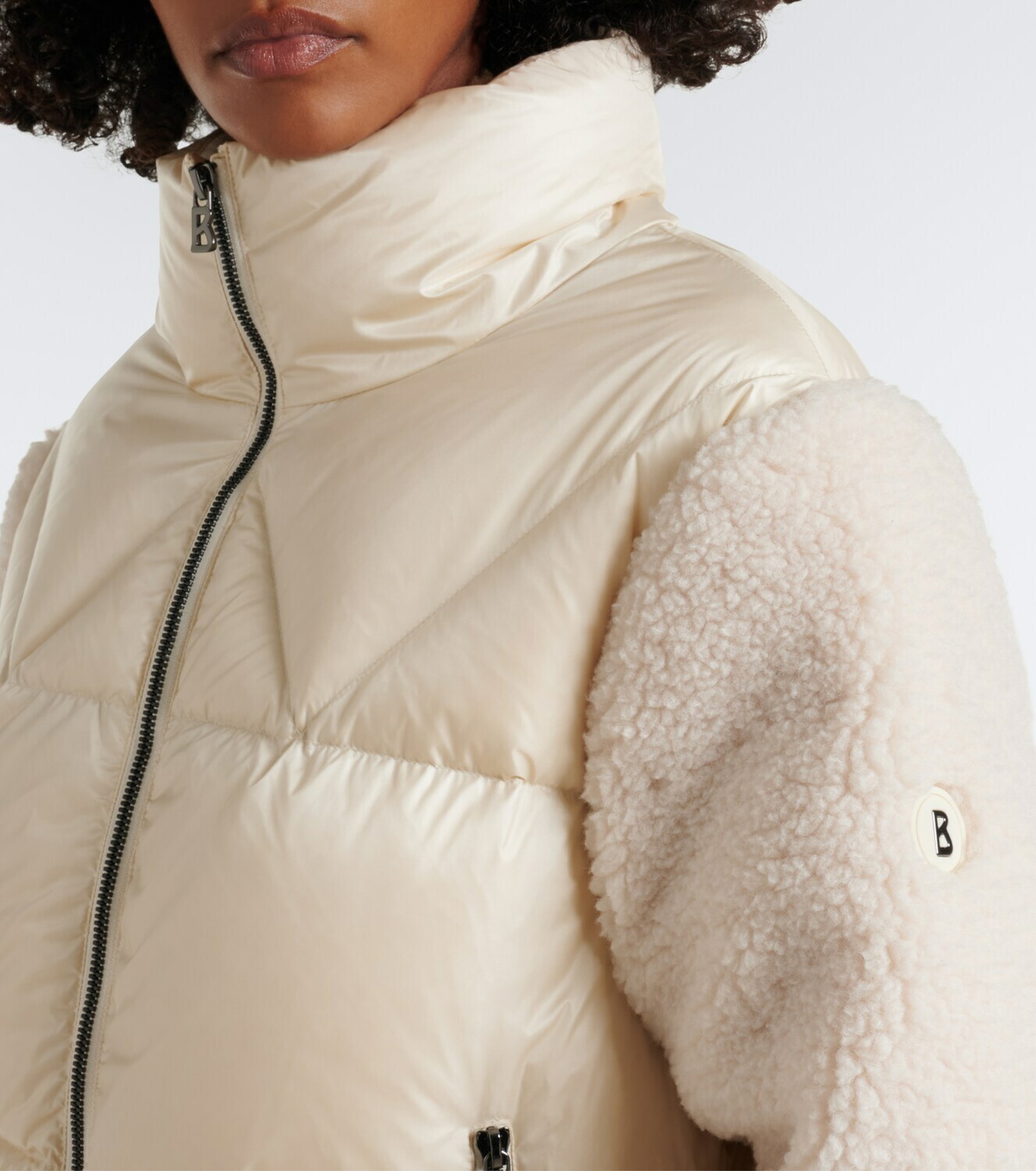 Bogner Queeny terry-trimmed down jacket
