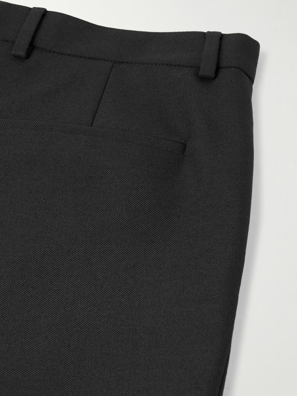 Valentino Garavani - Flared Twill Trousers - Black