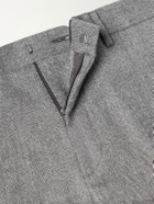 Paul Smith - Brierley Straight-Leg Herringbone Wool and Cashmere-Blend Suit Trousers - Gray