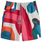 By Parra Men's Ball To The Face Swim Shorts in Multi