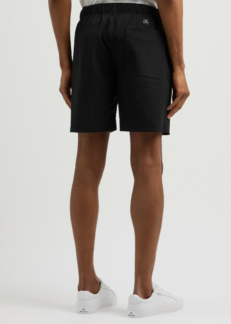 PS Paul Smith Seersucker Shorts Black