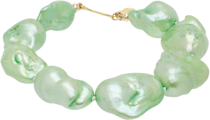 Photo: Gohar World Green Host Baroque Pearl Bracelet