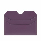 Acne Studios Men's Elmas Large S Card Holder in Violet Purple