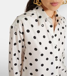 Dolce&Gabbana Polka-dot silk twill shirt