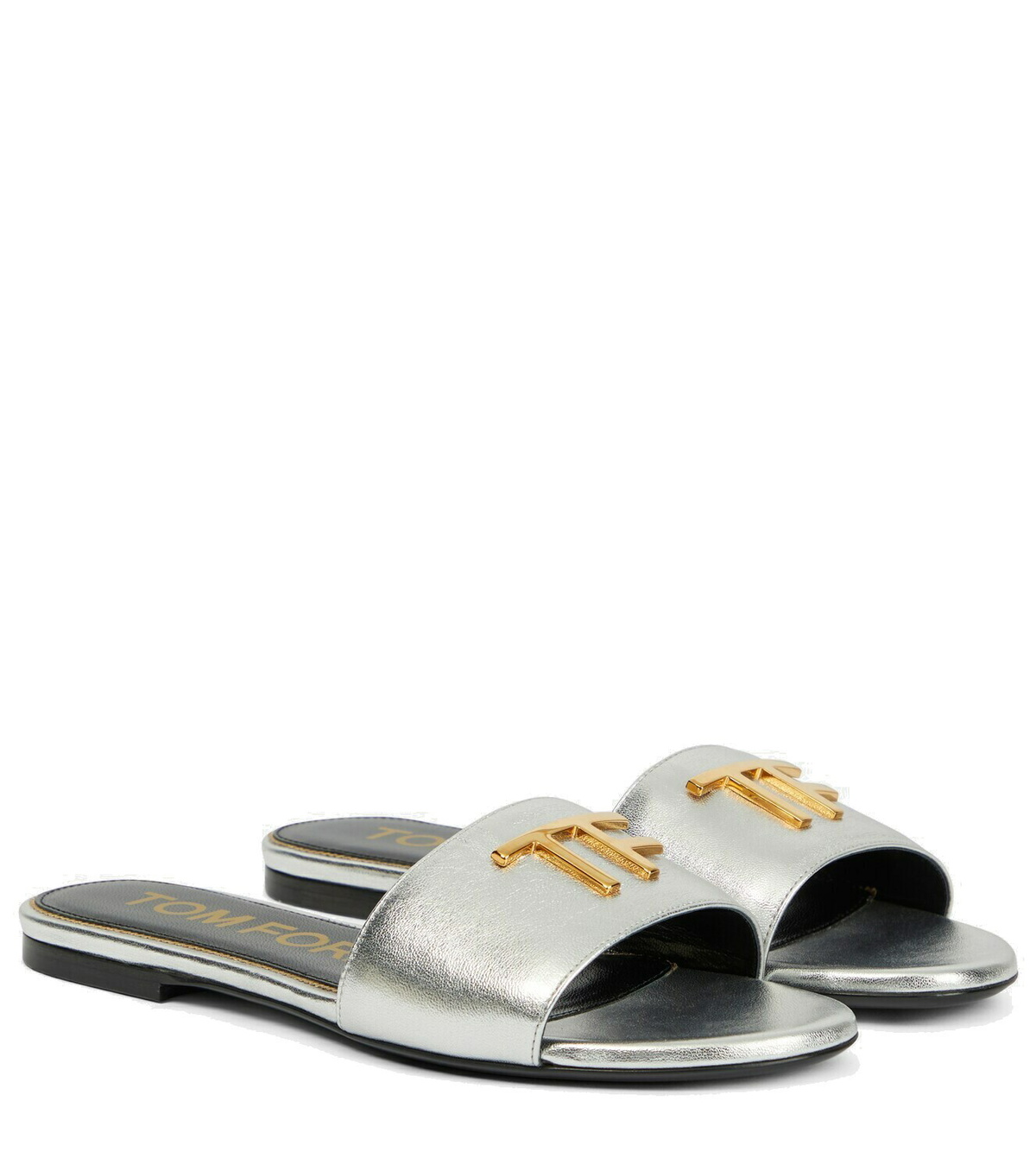 Tom Ford TF metallic leather sandals TOM FORD