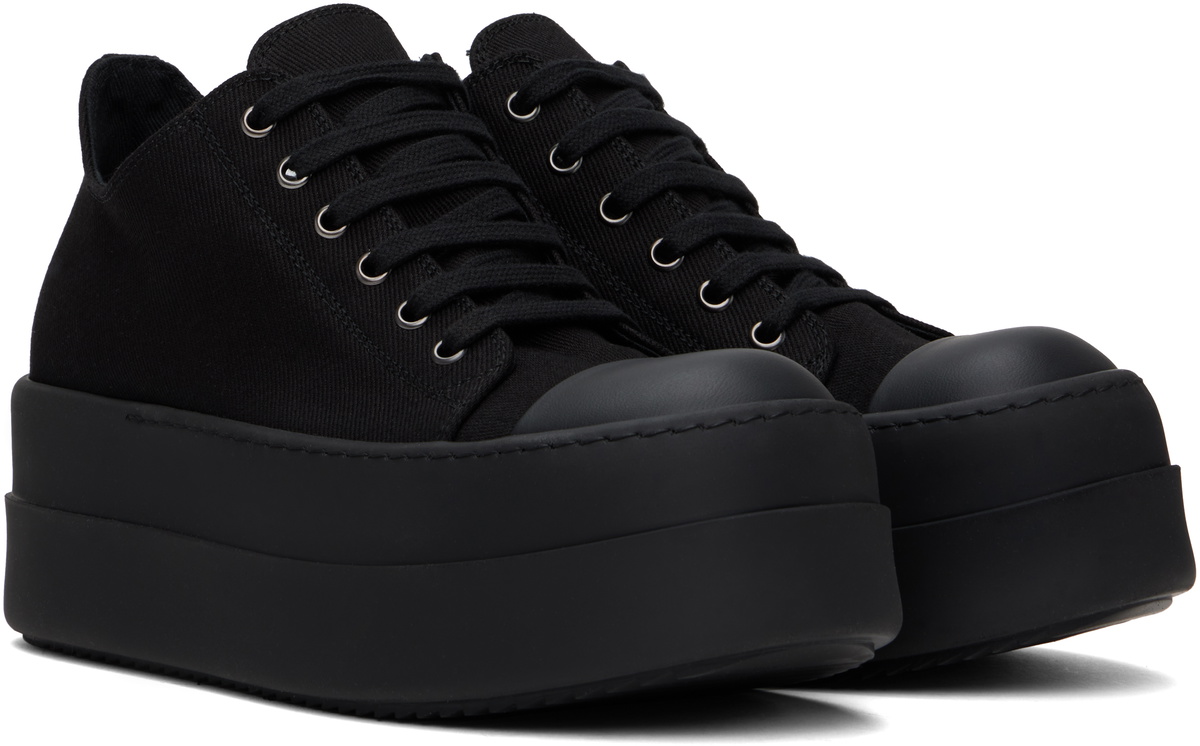 【RICK OWENS】Porterville Double Bumper Sneaks スニーカー Rick Owens DRKSHDW Black Porterville Double Bumper Sneaks