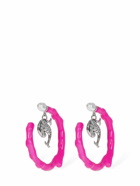 PUCCI Resin Hoop Earrings with Pesci