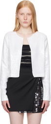 16Arlington White Keid Cardigan