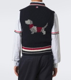 Thom Browne Wool and mohair sweater vest