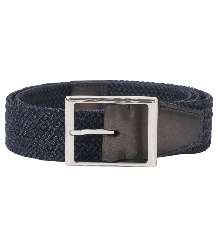 Photo: Berluti Leather-trimmed belt