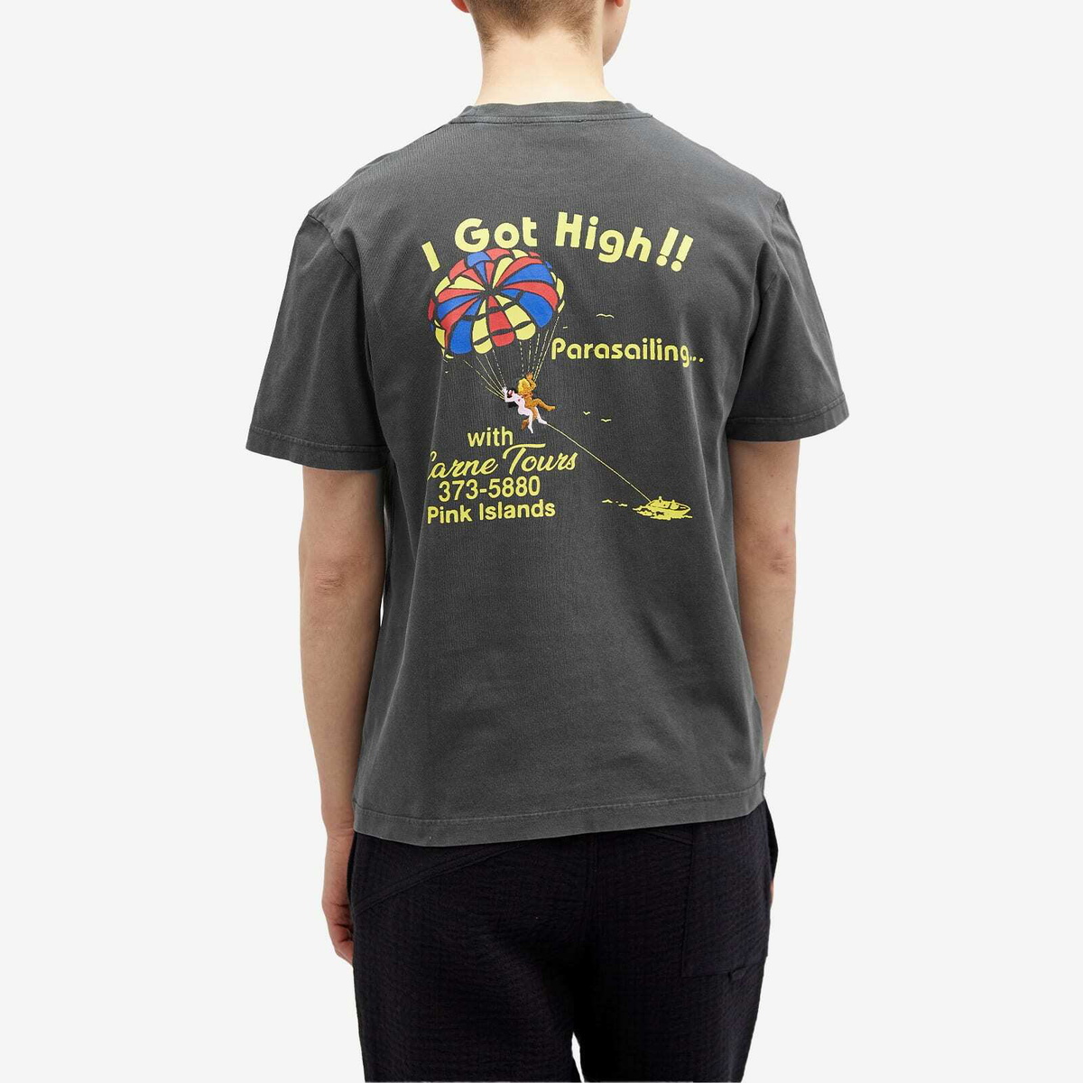 【関税込み】Carne Bollente ブラック I Got High!! Tシャツ Black 'I Got High!!' T-Shirt by Carne Bollente on Sale