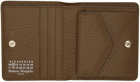 Maison Margiela Brown Compact Bifold Wallet