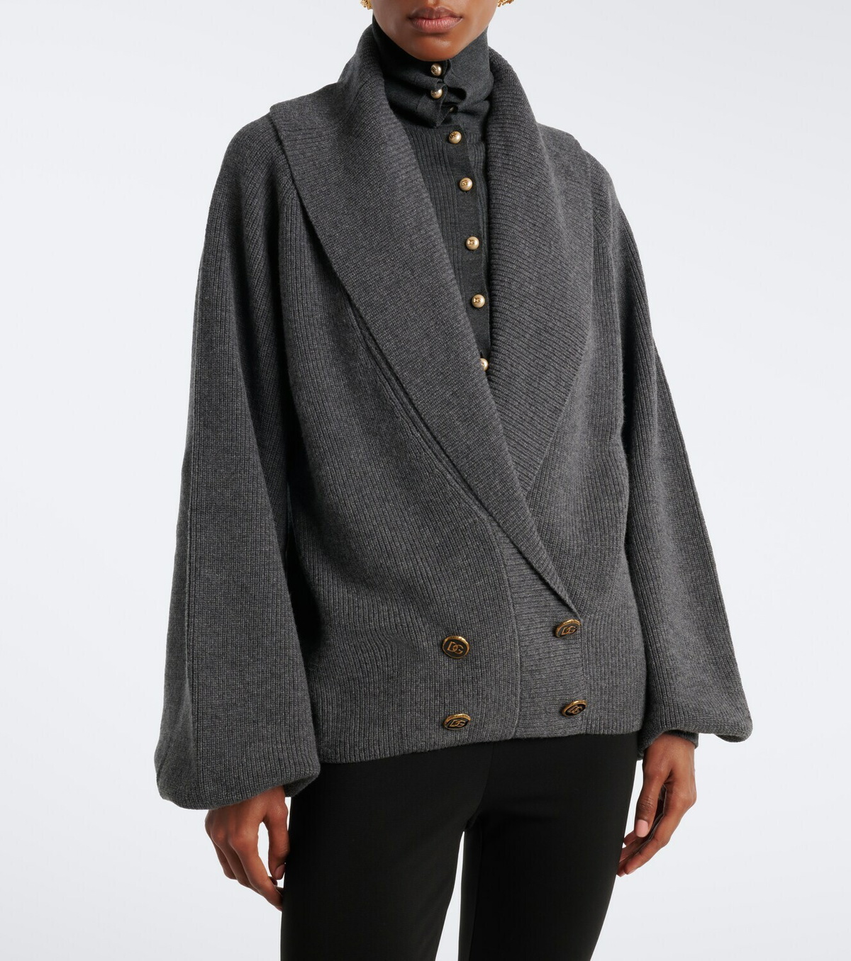 Dolce&Gabbana Embellished virgin wool cardigan