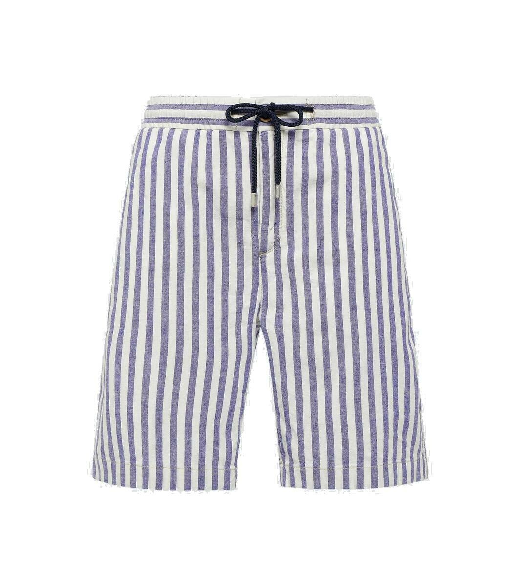 Photo: Vilebrequin Levant cotton and linen-blend Bermuda shorts