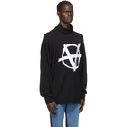 VETEMENTS Black Knit Anarchy Turtleneck