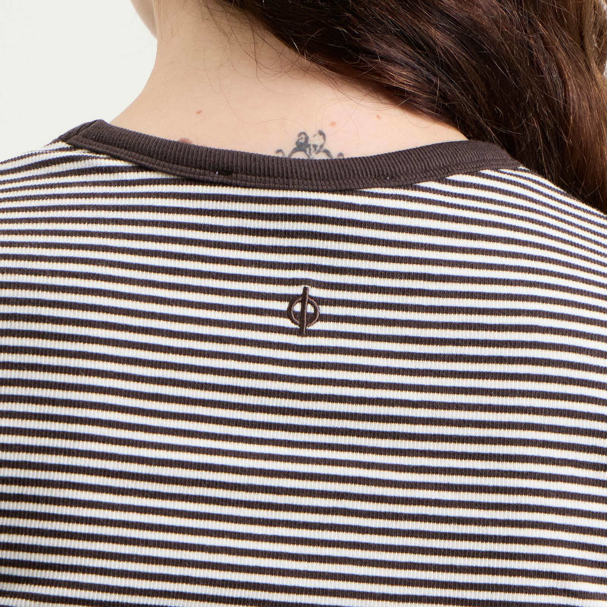 Samsøe Samsøe Women's Salinas T-Shirt in Mulch Stripe