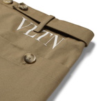 Valentino - Cropped Cotton Trousers - Men - Beige
