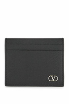 VALENTINO GARAVANI vlogo signature card holder Black