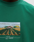 Drôle De Monsieur Le Sweatshirt Vignes Green - Mens - Sweatshirts