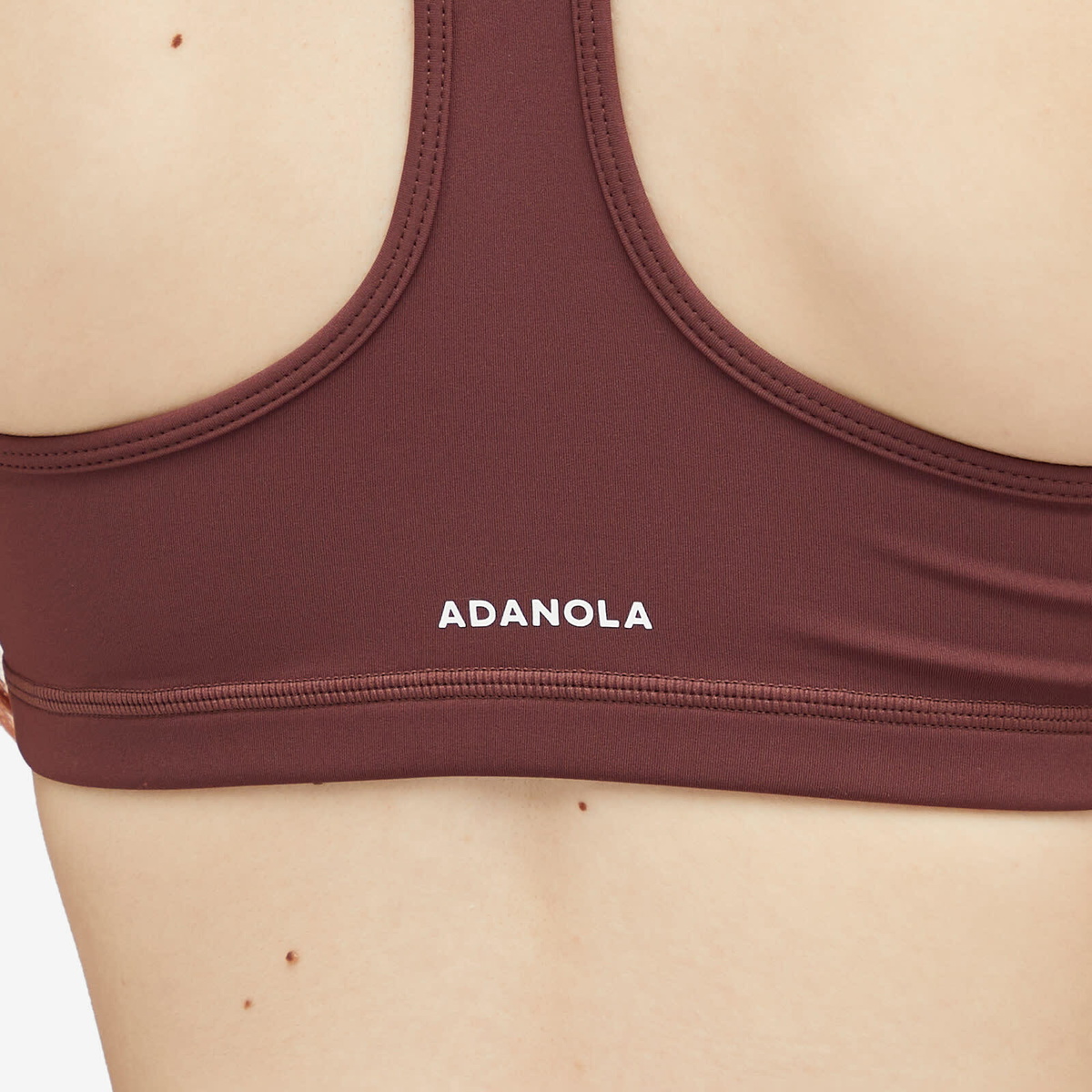 Adanola Women's Ultimate Scoop Neck Bralette in Burgundy