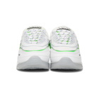 Axel Arigato White and Green Demo Sneakers