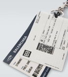 Balenciaga Train Ticket keychain