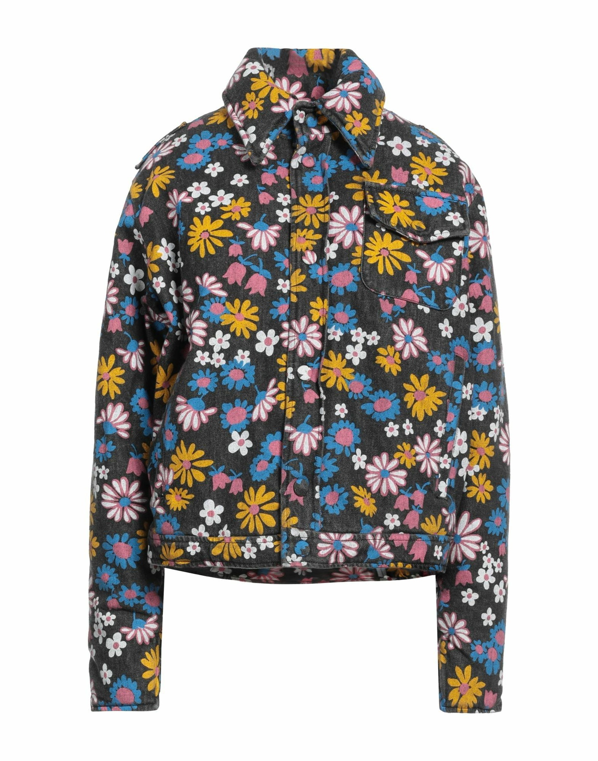 Erl Womens Denim outerwear in Black