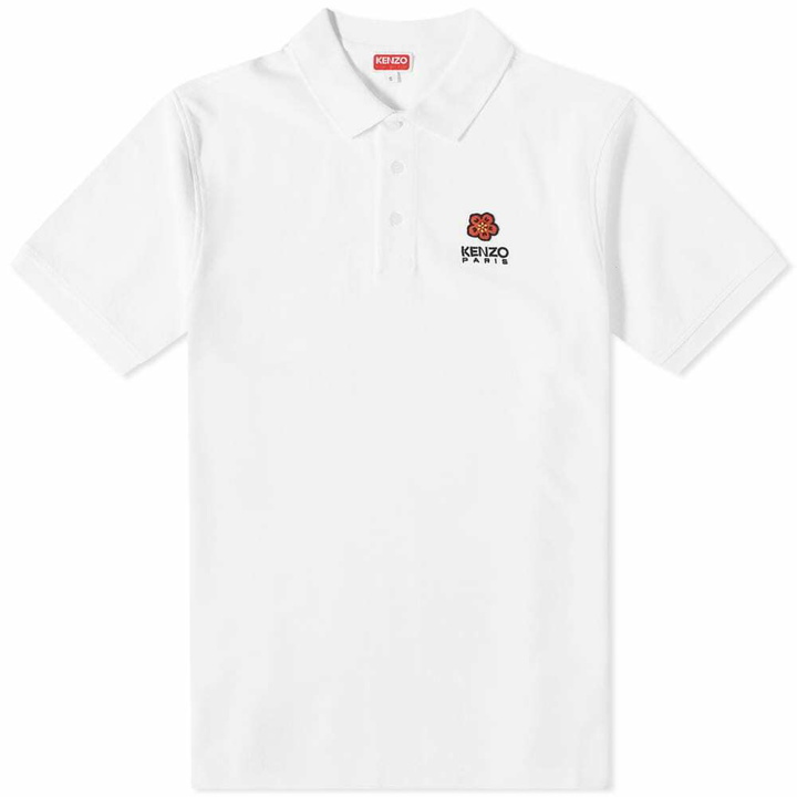 Photo: KENZO Paris Men's Kenzo Crest Logo Polo Shirt in White
