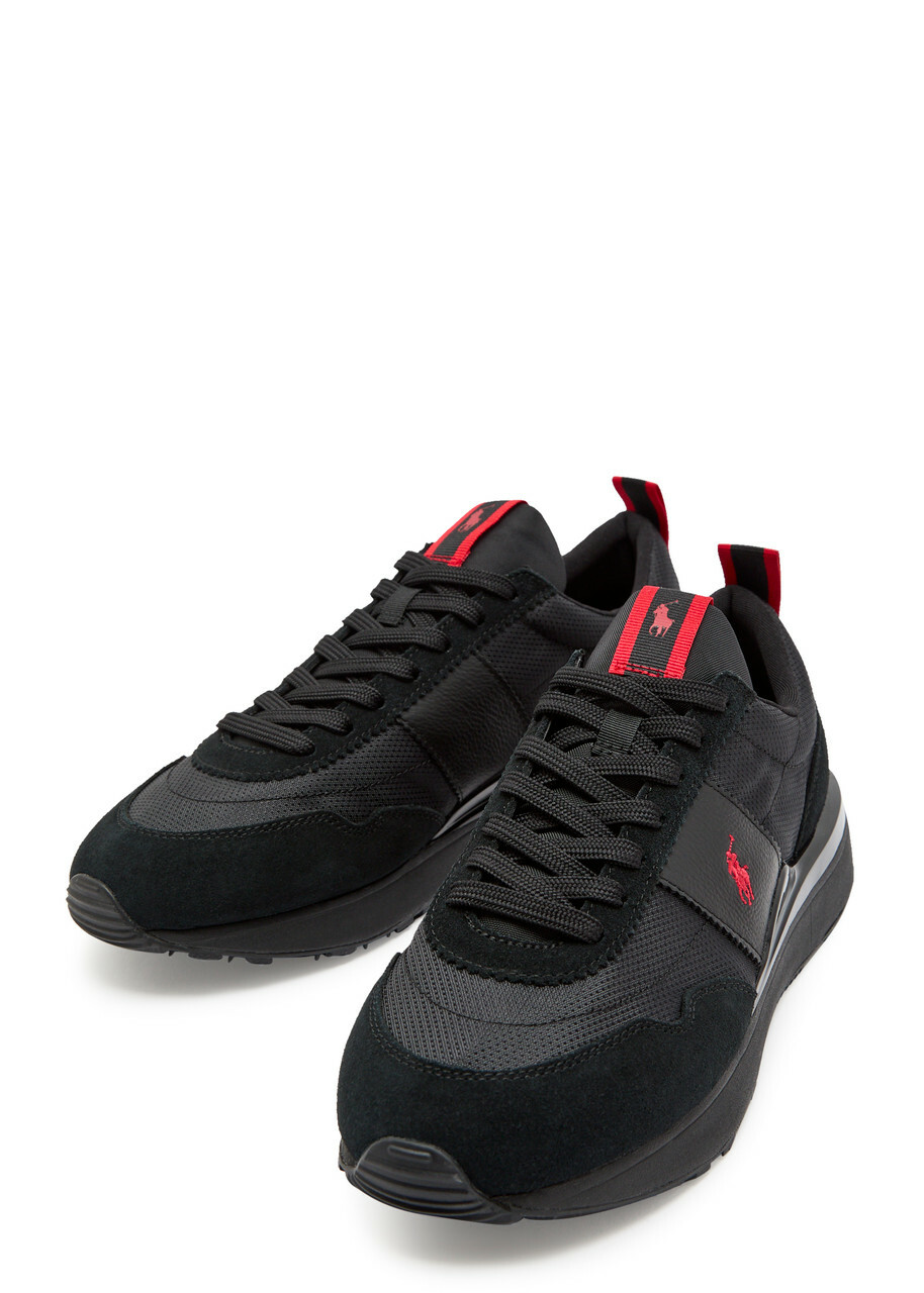 Polo Ralph Lauren Train 89 Panelled Mesh Sneakers Black