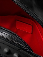 Christian Louboutin - Backparis Studded Logo-Debossed Leather Backpack