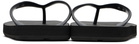 HELIOT EMIL Black 'HE' Flip-Flops