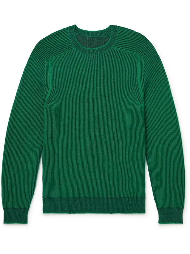 Photo: Sease - Reversible Cashmere Sweater - Green