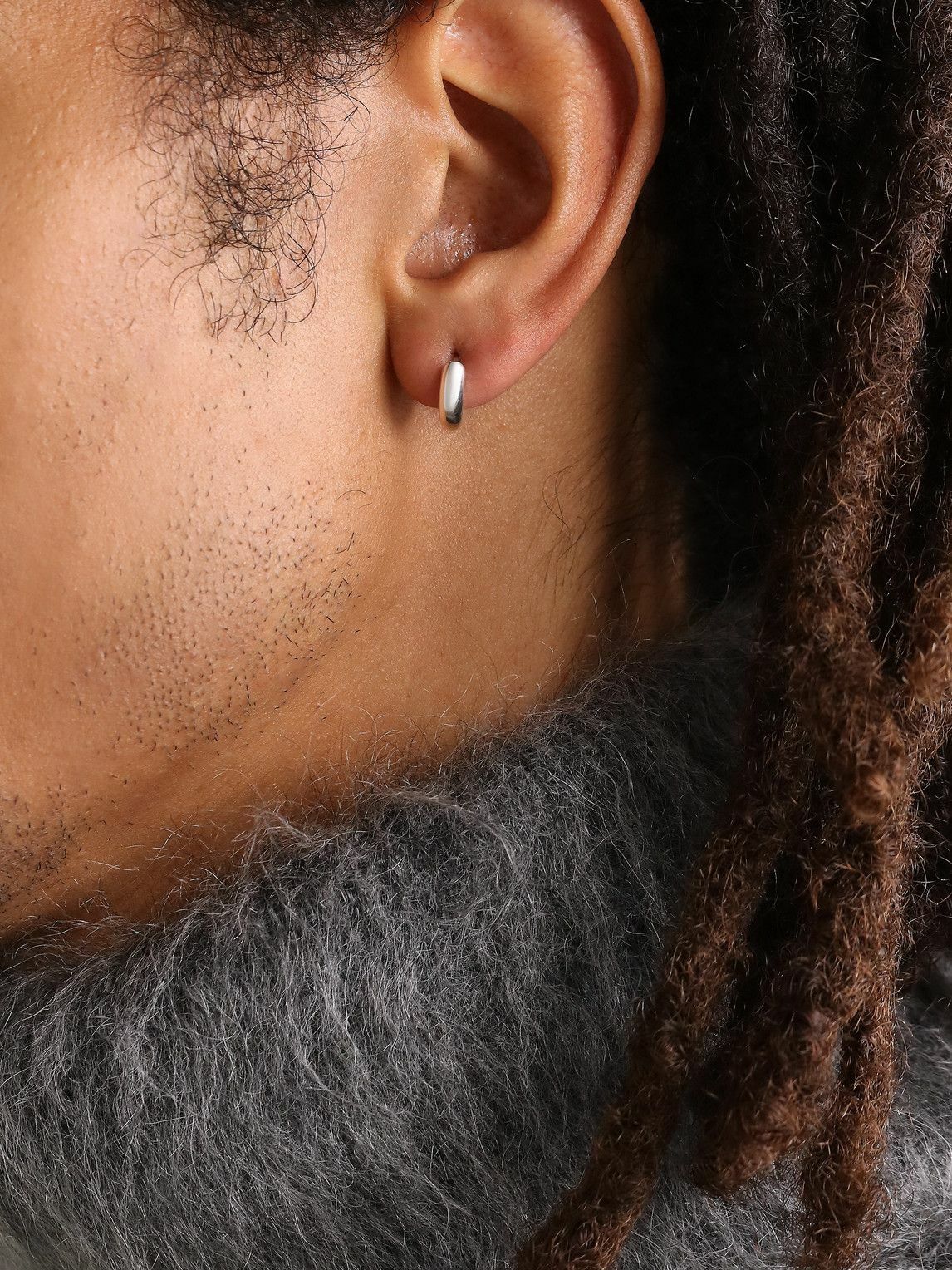 Spinelli Kilcollin - Mini Macro Sterling Silver Single Hoop Earring